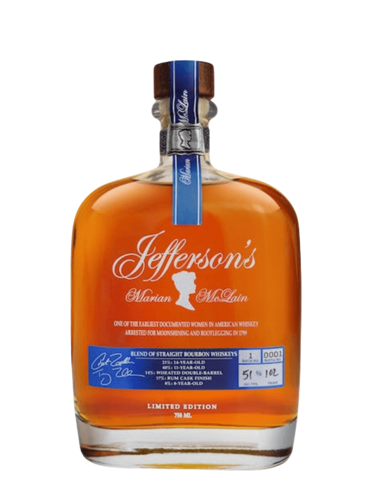 Jefferson’S Marian Mclain Limited Edition Bourbon Whiskey - Preet's Barrel