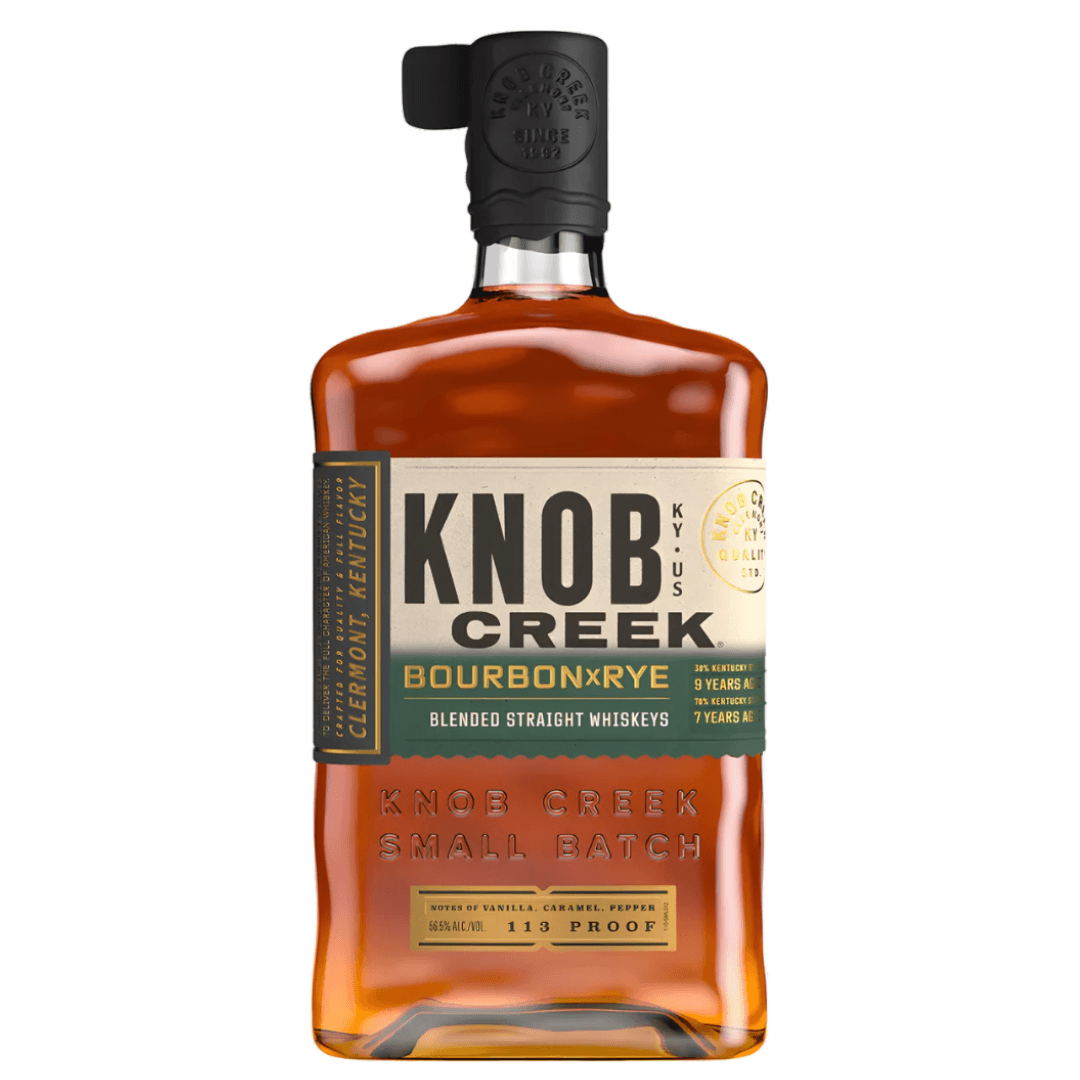 Knob Creek Bourbon X Rye Blended American Whiskey 113 proof 750ml - Preet's Barrel