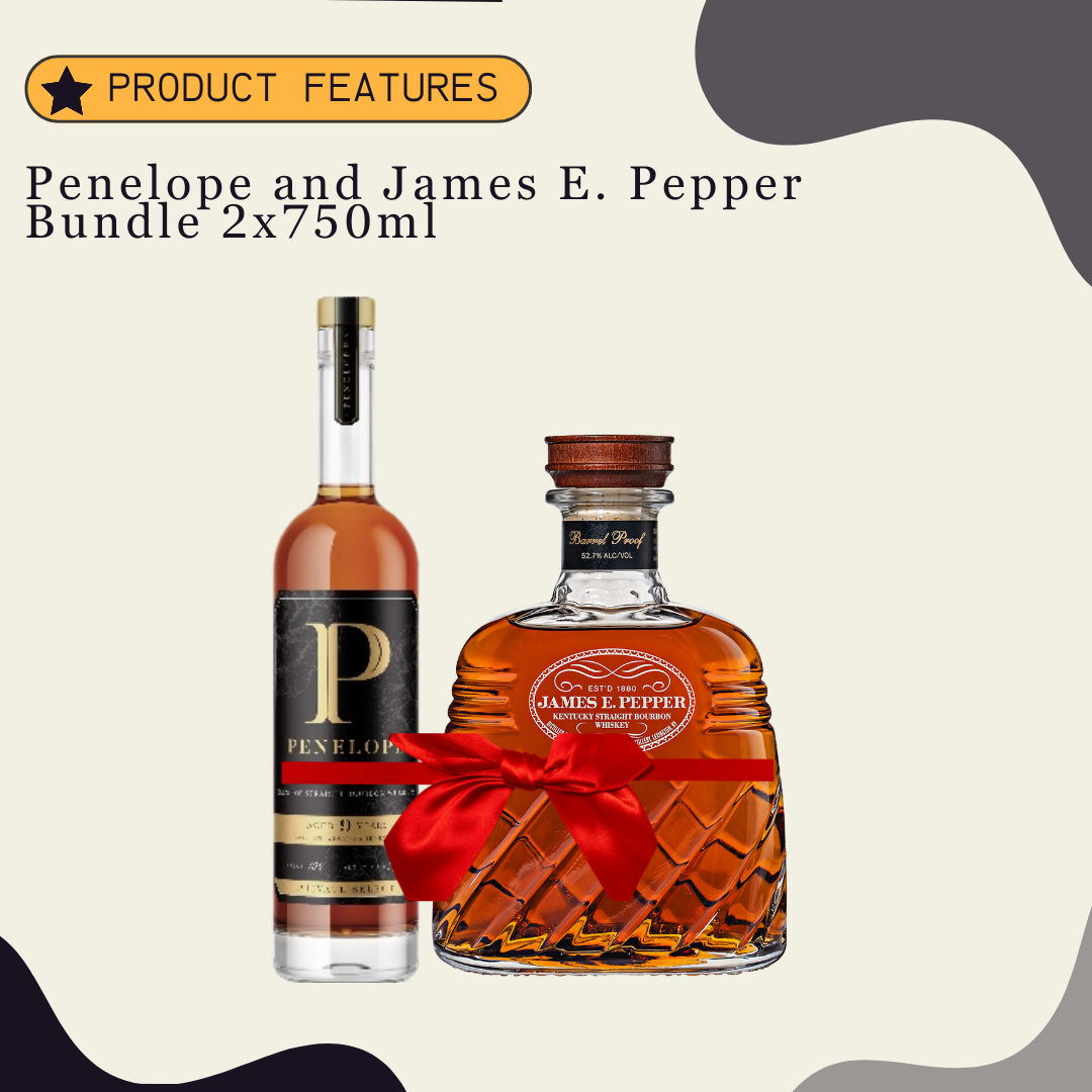 Penelope and James E. Pepper Bundle 2x750ml