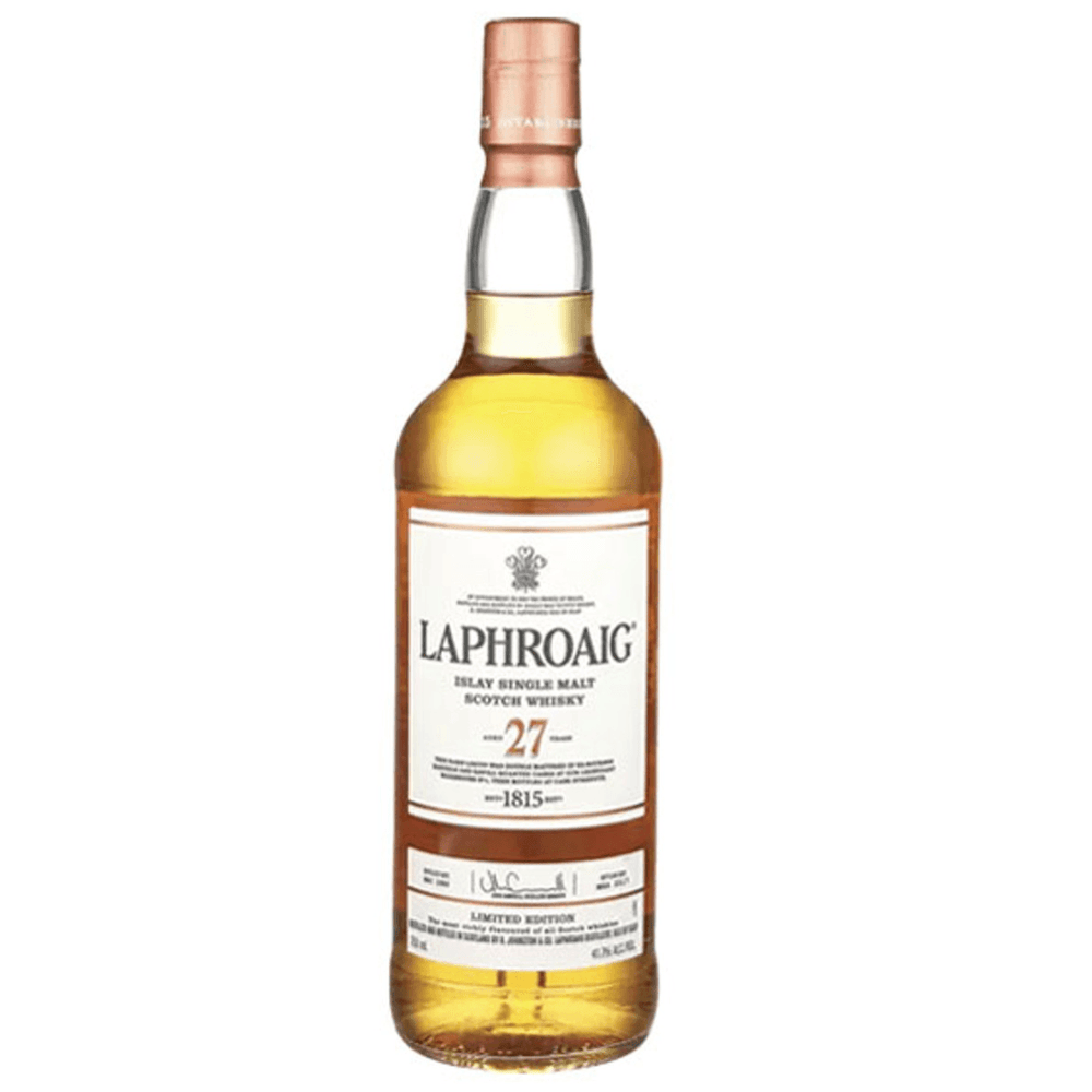 Laphroaig Islay Single Malt Scotch Whiskey 27 Years Old 750ml