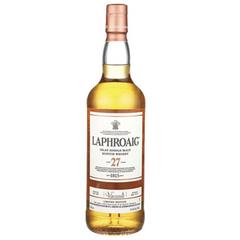 Laphroaig Islay Single Malt Scotch Whiskey 27 Years 750ml.