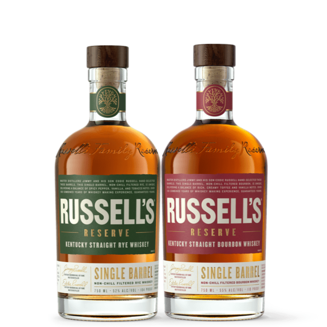 The Russell's Single Barrel Bundle 2x750ml