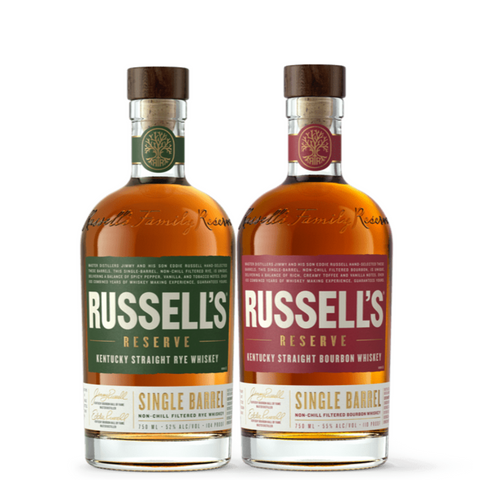 The Russell's Single Barrel Bundle 2x750ml