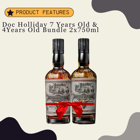 Doc Holliday 7 Years Old & 4 Years Old Bundle 2x750ml