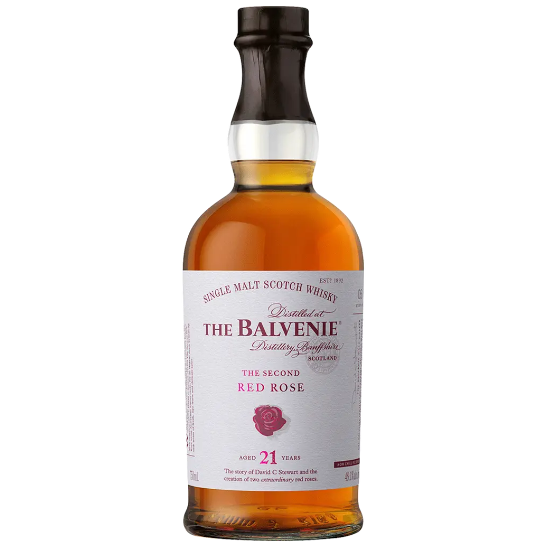 Balvenie Scotch 21yr The Second Red Rose 750ml