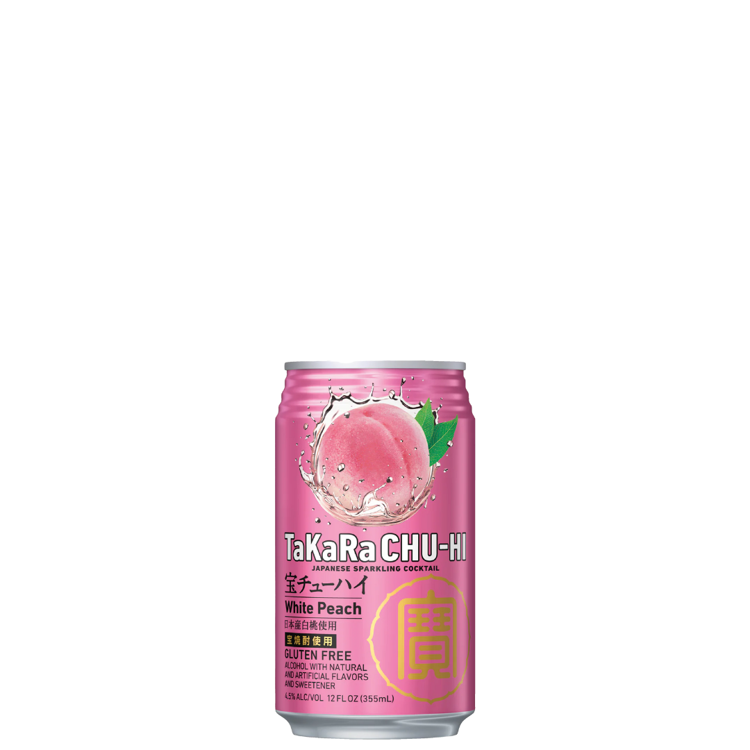 TaKaRa CHU-HI Japanese Sparkling White peach 12FLoz can
