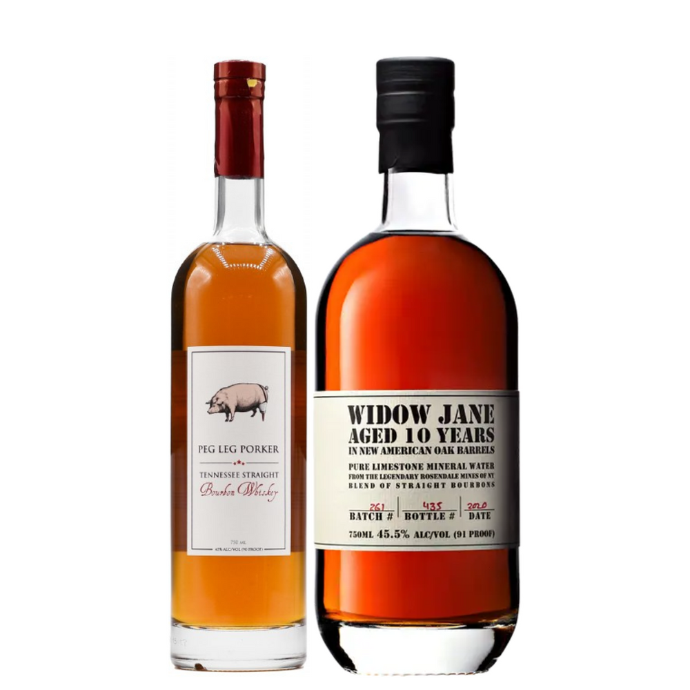 Peg Leg and Window Jane Straight Bourbon Whiskey 2x750ml