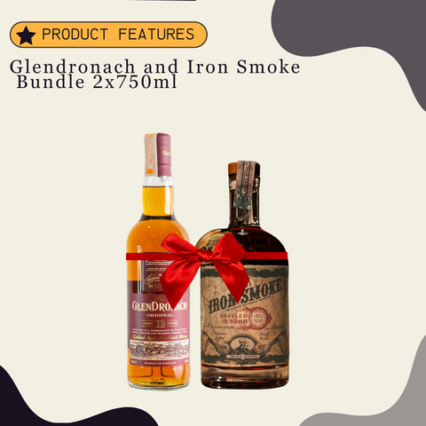 Glendronach and Iron Smoke Bundle 2x750ml