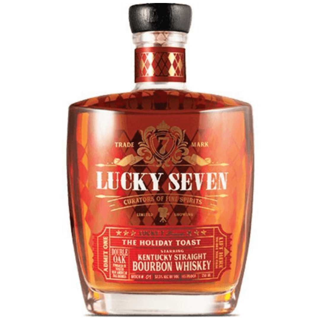 Lucky Seven The Holiday Toast Kentucky Straight Bourbon Double Oak Whiskey'.