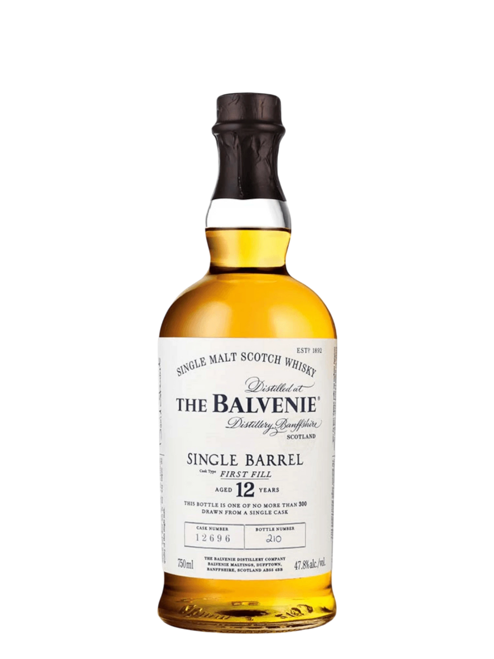 Balvenie 12 Year Old Single Barrel First Fill Whisky 750ml