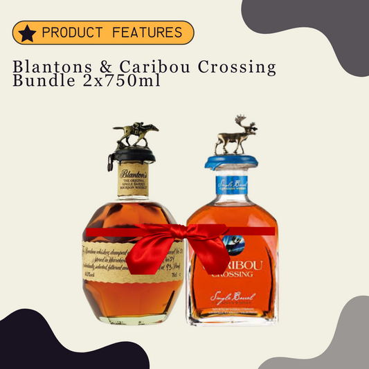 Blantons & Caribou Crossing Bundle 2x750ml