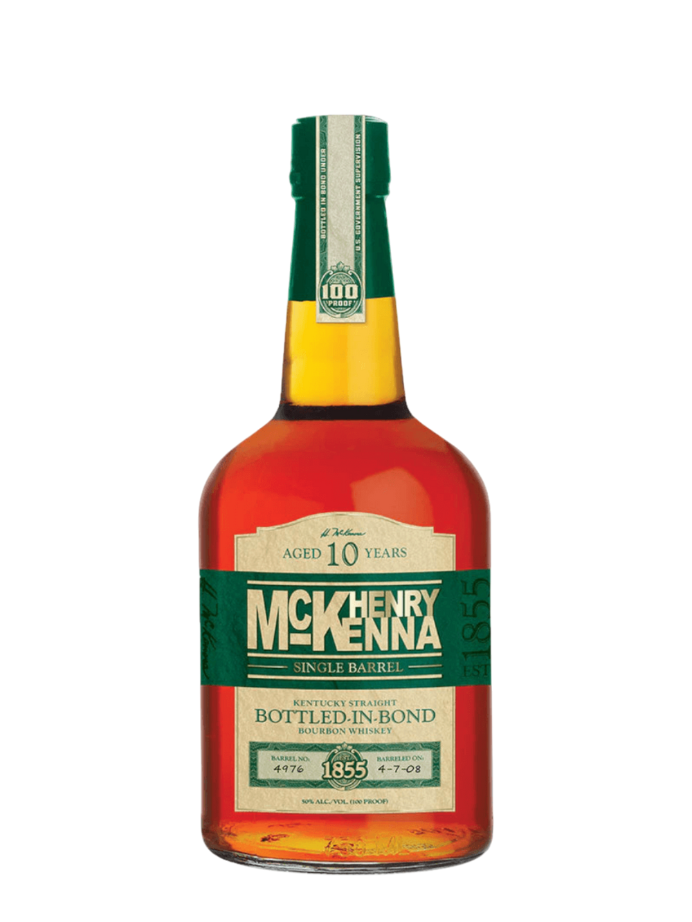Henry Mckenna 10 Years Old Single Barrel Bourbon 750ml