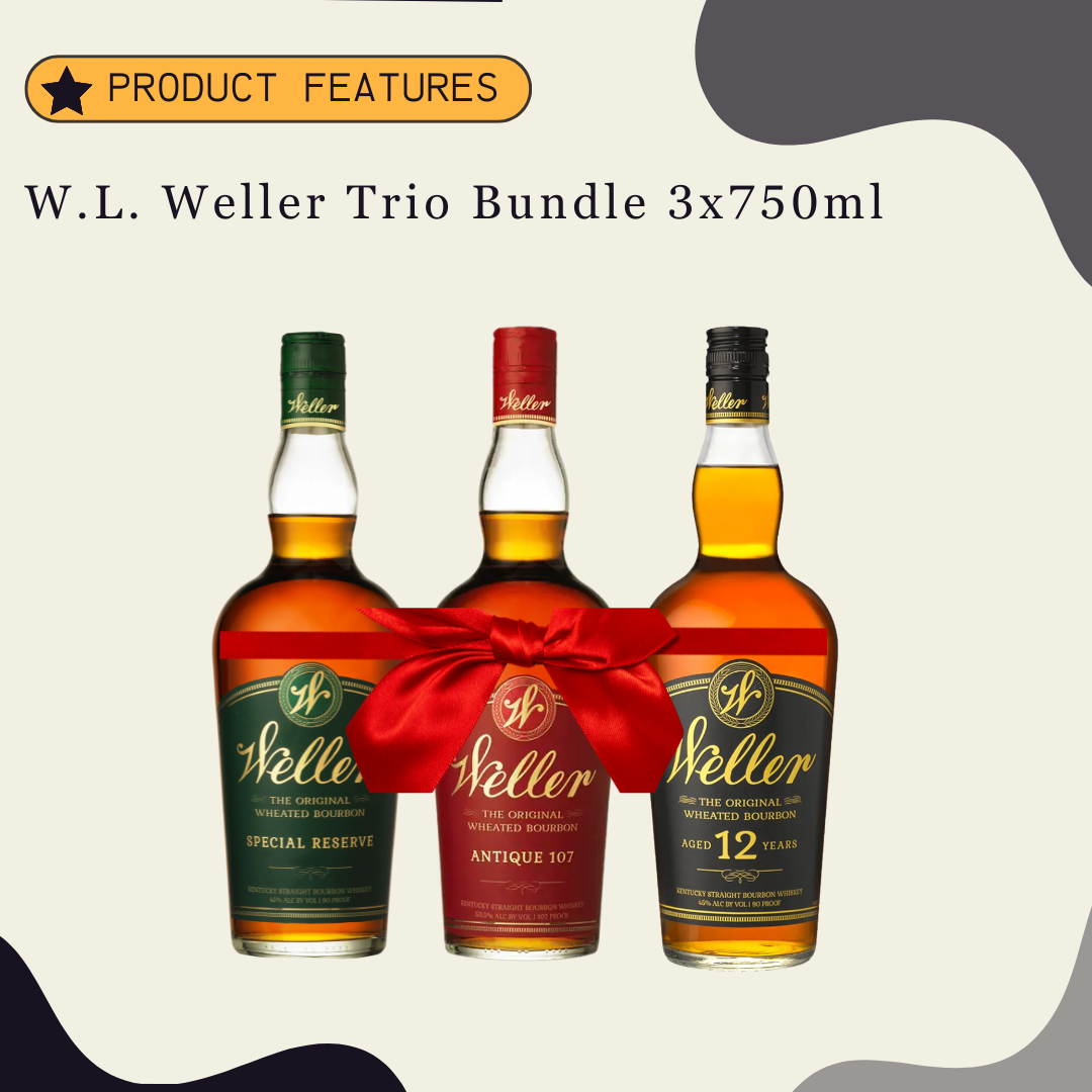 W.L. Weller Trio Bundle 3x750ml