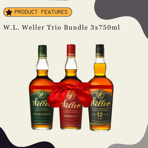 W.L. Weller Trio Bundle 3x750ml