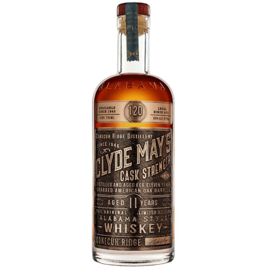 Clyde Mays Cask Strength 11 years Bourbon 750ml.