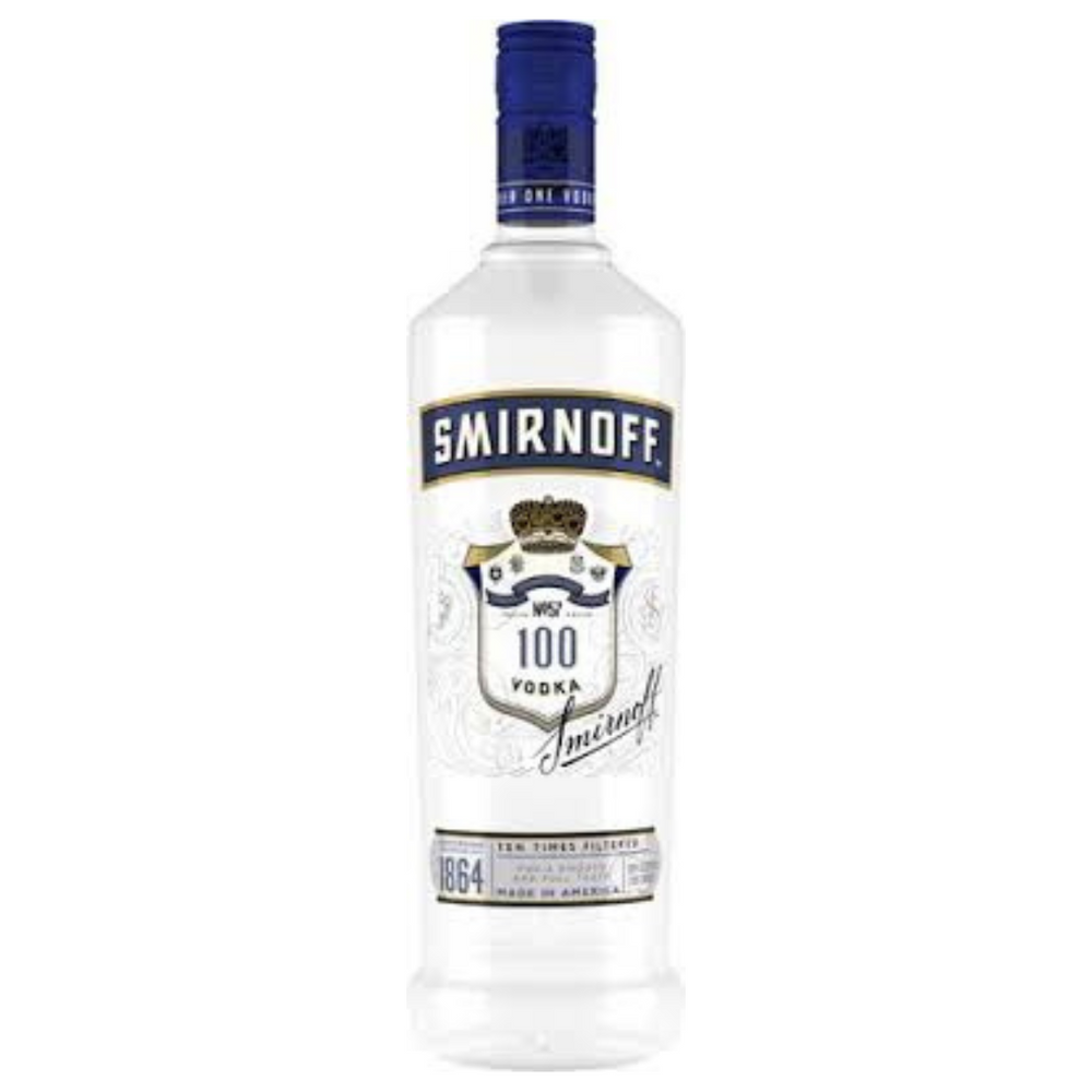 Smirnoff 100 proof 1L