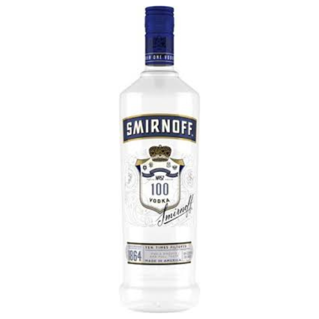 Smirnoff 100 proof 1L