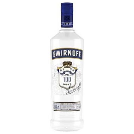 Smirnoff 100 proof 1L