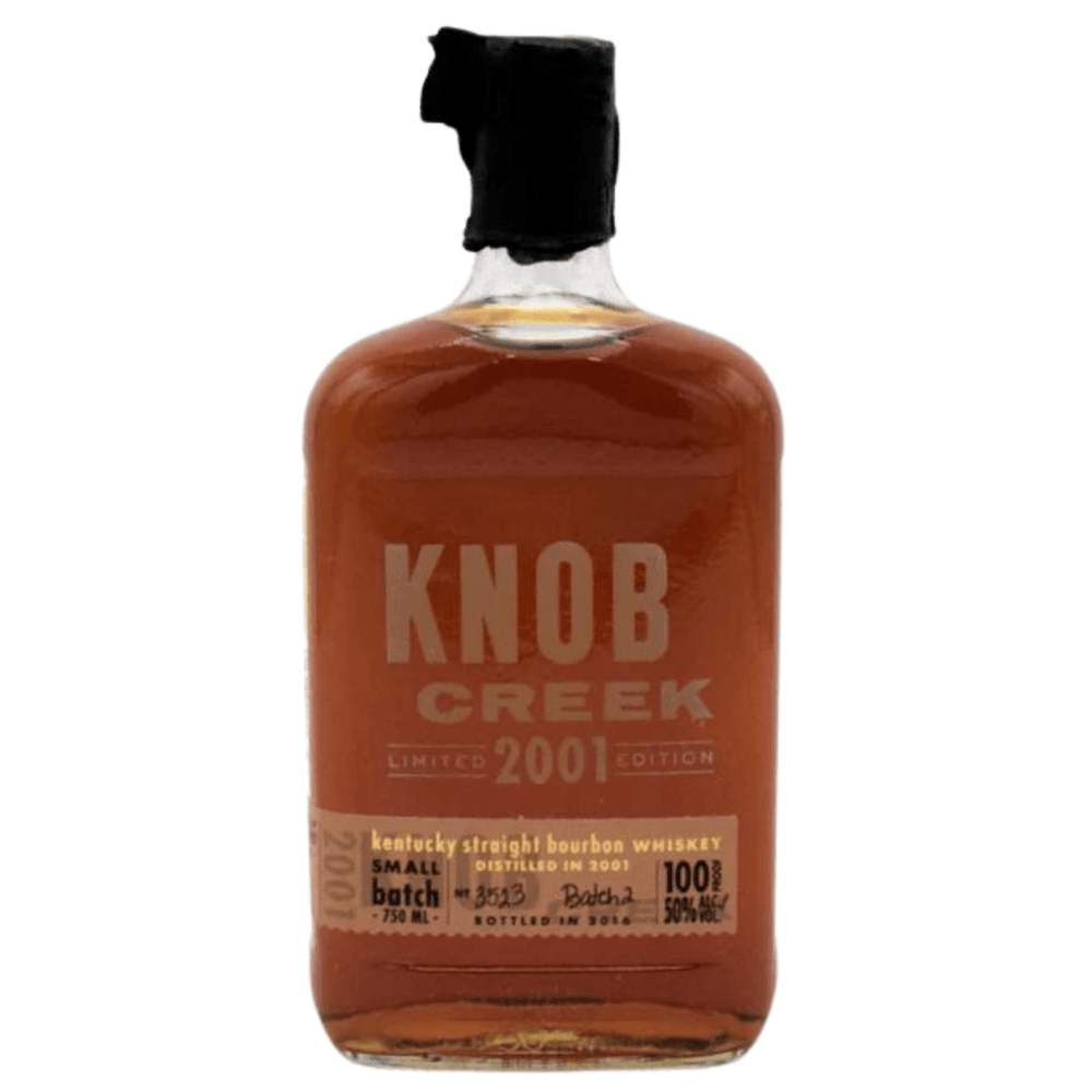 Knob Creek 2001 Limited Edition Small Batch Straight Bourbon 100 Proof 750ml,.