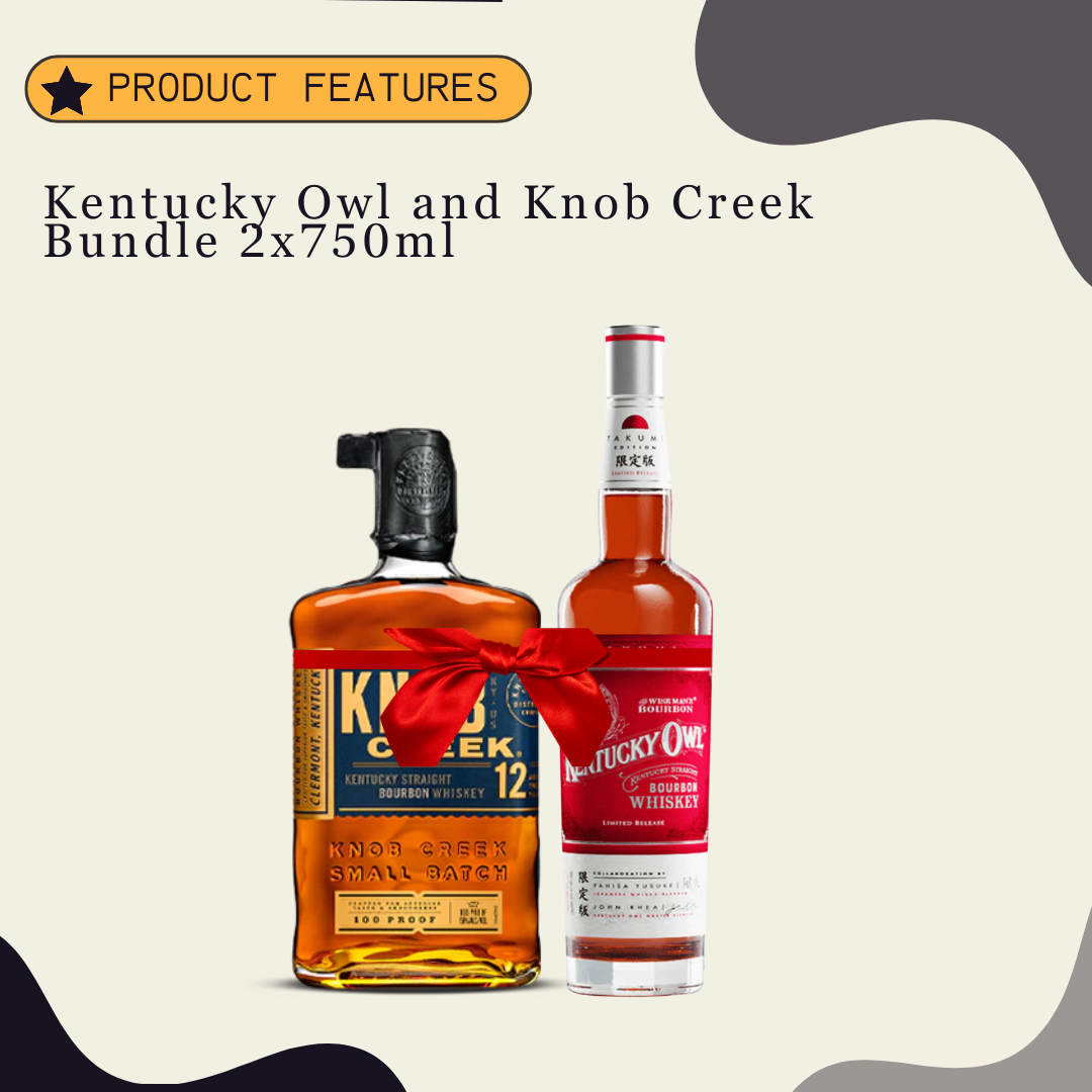 Kentucky Owl and Knob Creek Bundle 2x750ml