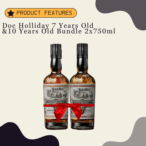 Doc Holliday 7 Years Old & 10 Years Old Bundle 2x750ml