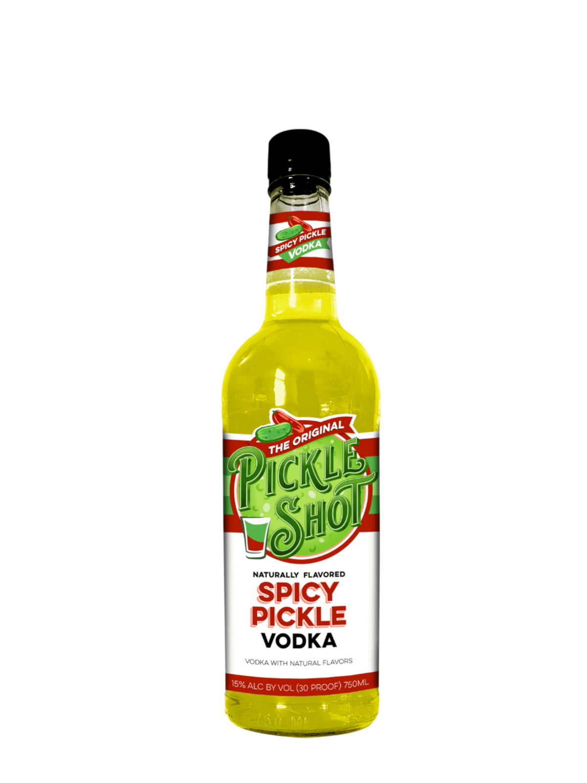 The Original Pickle Shot Spicy Vodka,.