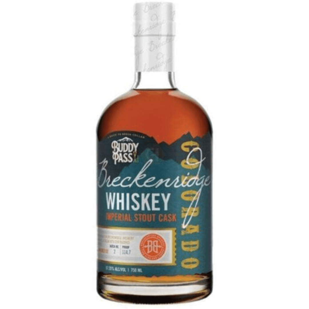 Breckenridge Distillery Imperial Stout Finish Buddy Pass Cask Strength Bourbon Whiskey 750ml