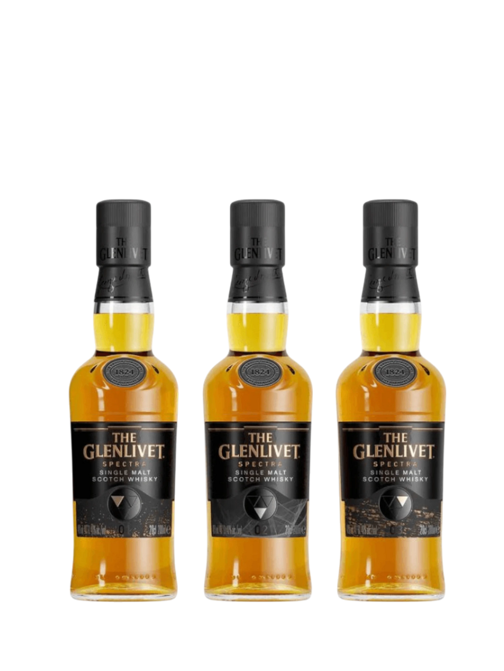 The Glenlivet Single Malt Scotch Spectra 200Mlx3