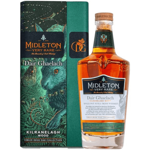 Midleton Single Pot Still Irish Whiskey Very Rare 115 Proof Dair Ghaelach Kilranelagh Wood - Preet's Barrel