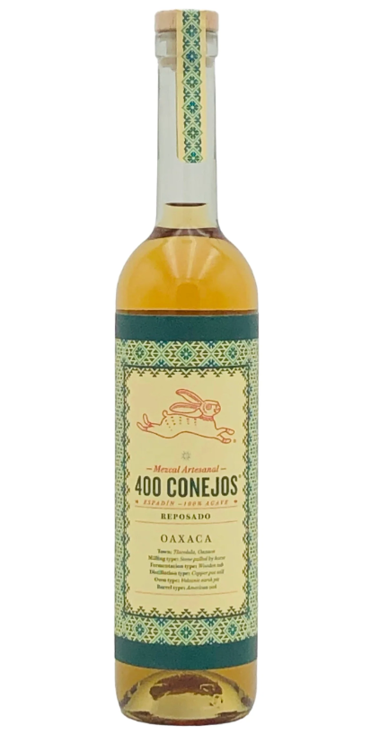 400 Conejos Reposado Mezcal Oaxaca 750ml
