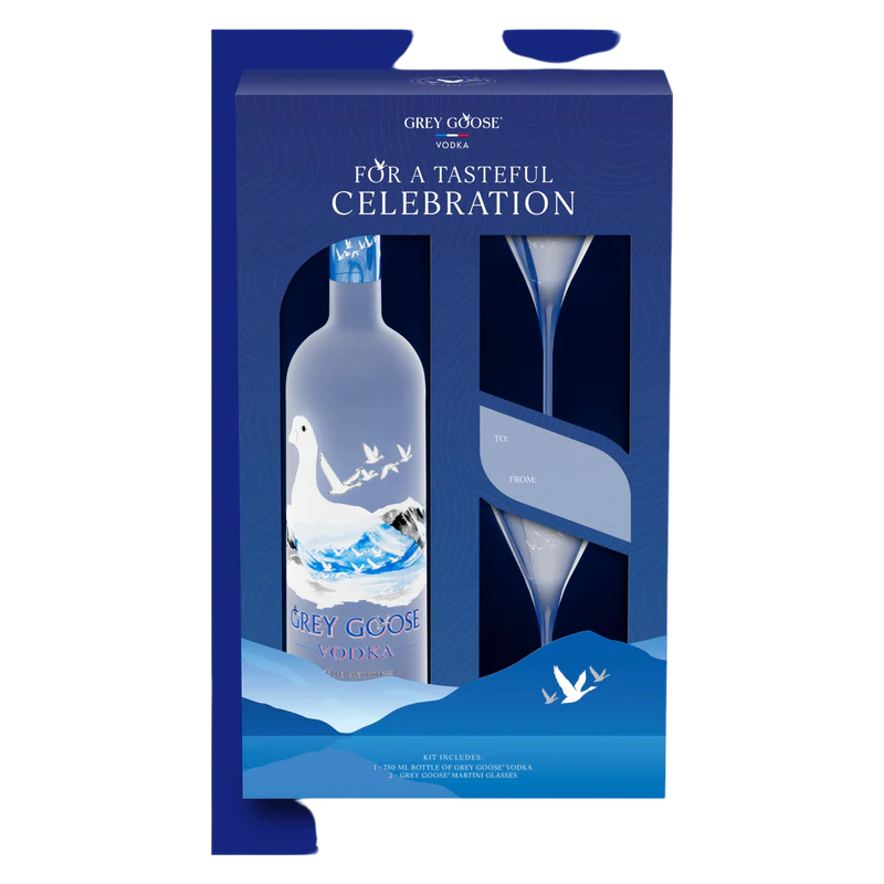 GREY  VODKA 700ml 3本セット Grey Goose Gift Pack 750ml – Preet's Liquors