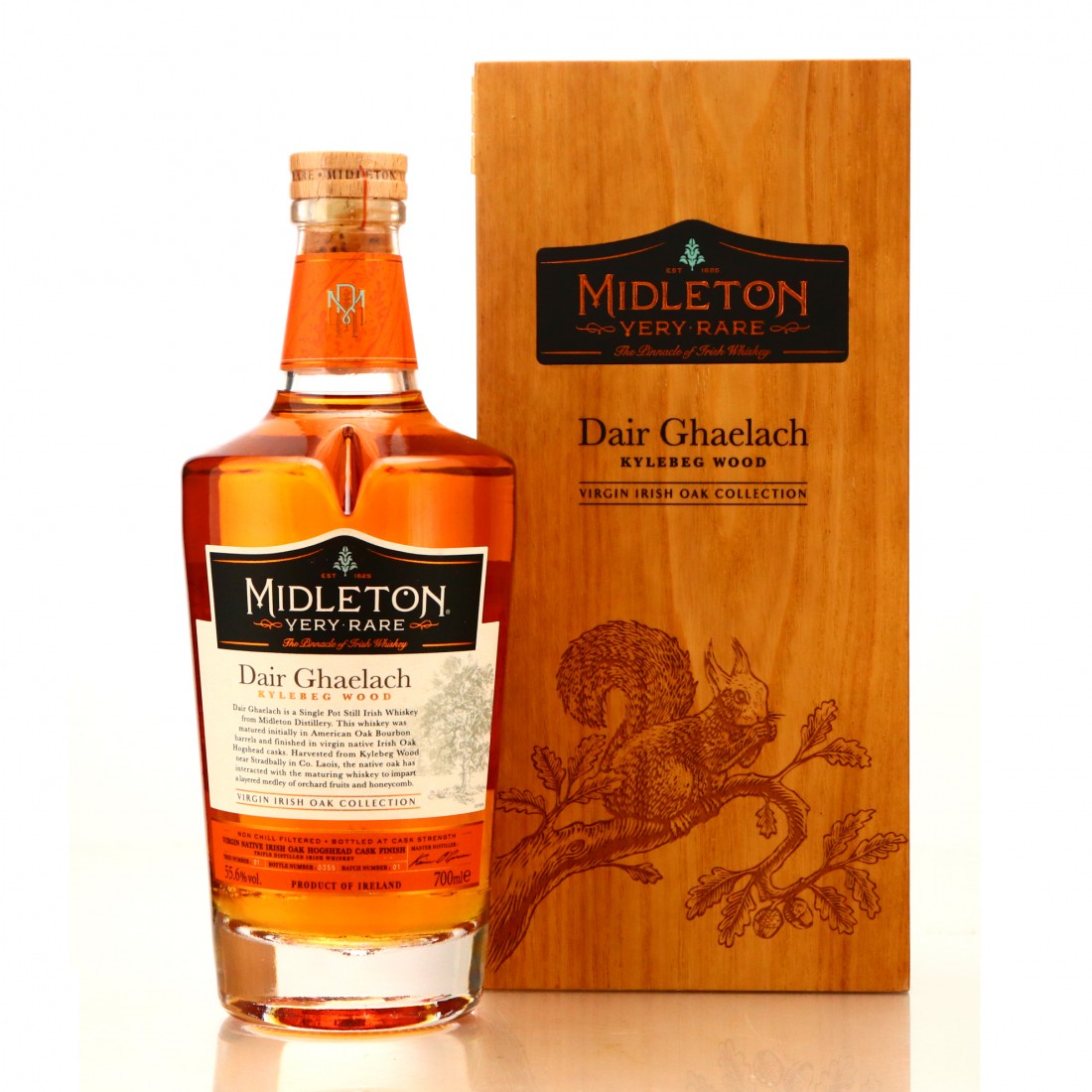 Midleton Single Pot Still Irish Whiskey Very Rare Dair Ghaelach Kylebeg  Wood 111.2 Tree No1