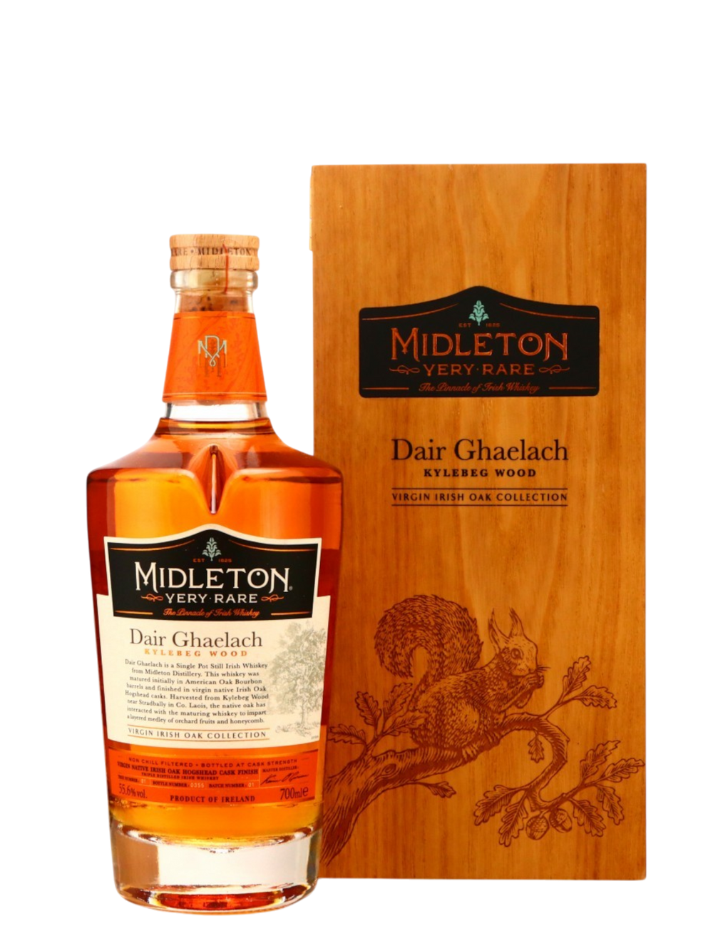 Midleton Single Pot Still Irish Whiskey Very Rare Dair Ghaelach Kylebeg  Wood 111.2 Tree No1