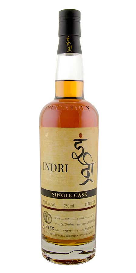 Indri Single Malt Single Cask 750ml