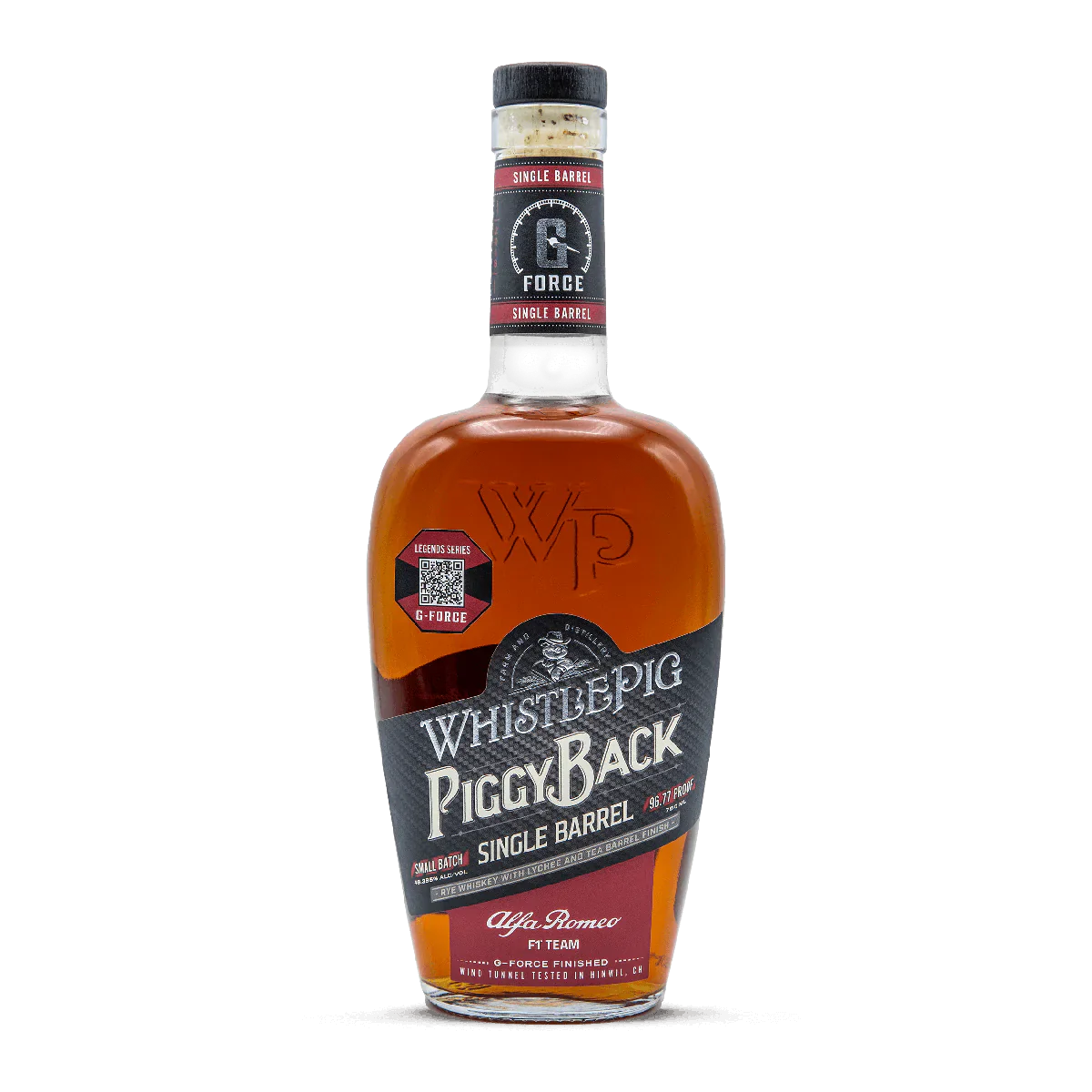 Whistle Pig 6 Years Old F1 PiggyBack Single Barrel 750ml