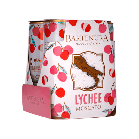 Bartenura Lychee Moscato 4pk Cans