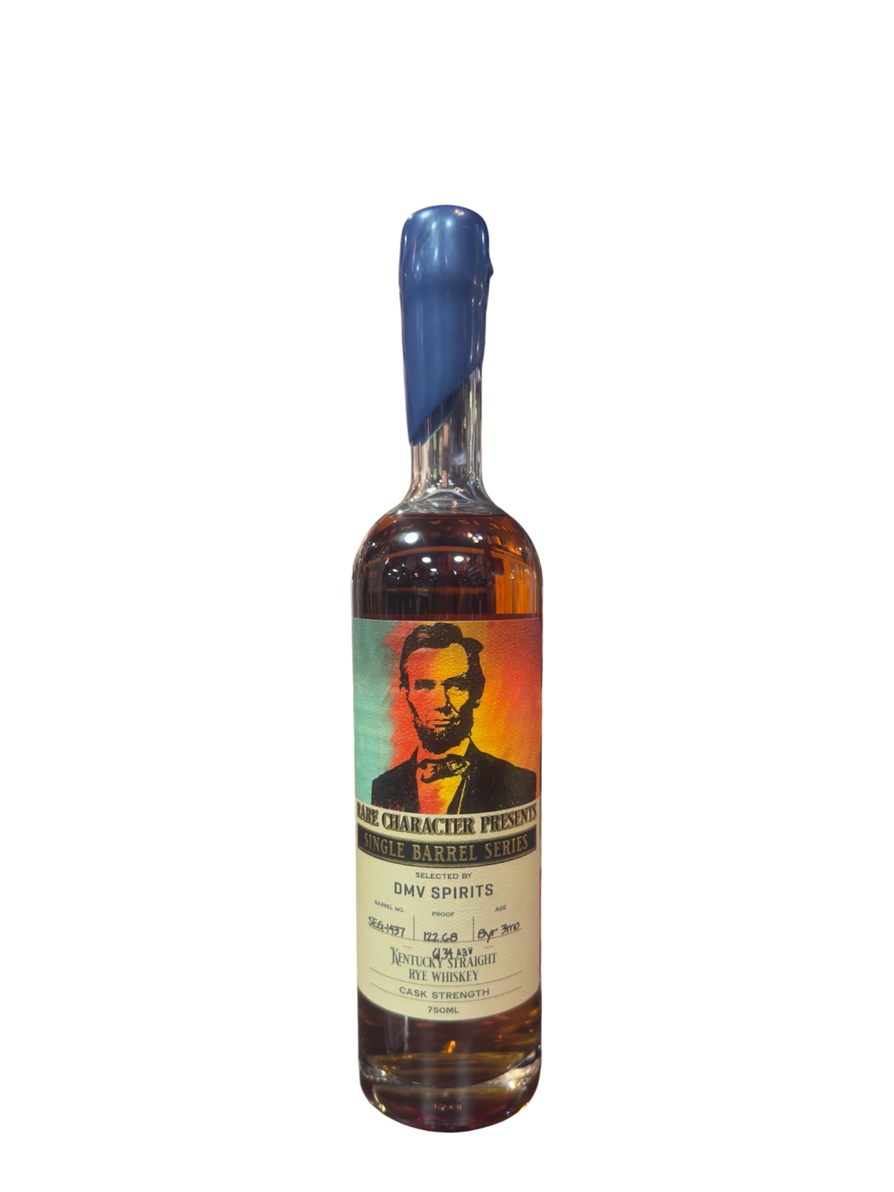 Rare Character Presents Single Barrel Kentucky Straight Rye Whiskey 750ml