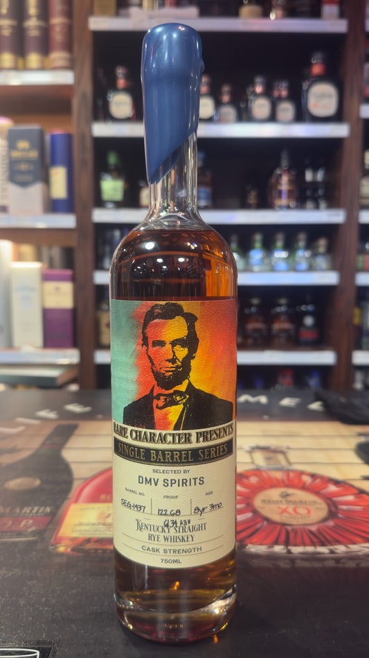 Rare Character Presents Single Barrel Kentucky Straight Rye Whiskey 750ml