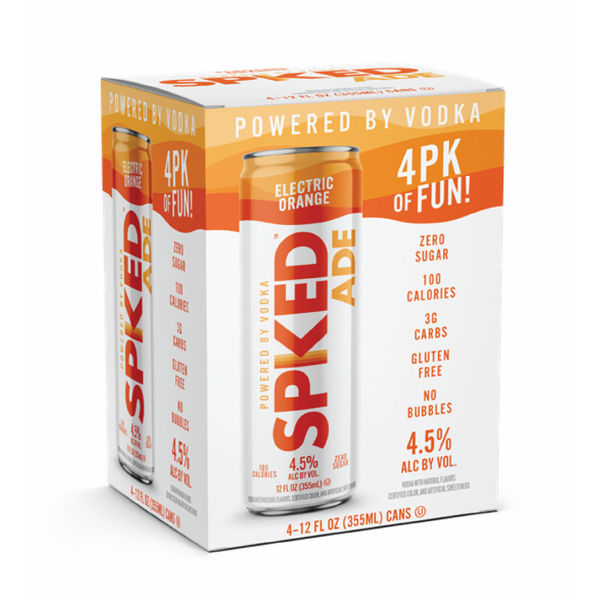 Spkedade Electric Orange 12oz 4 pack