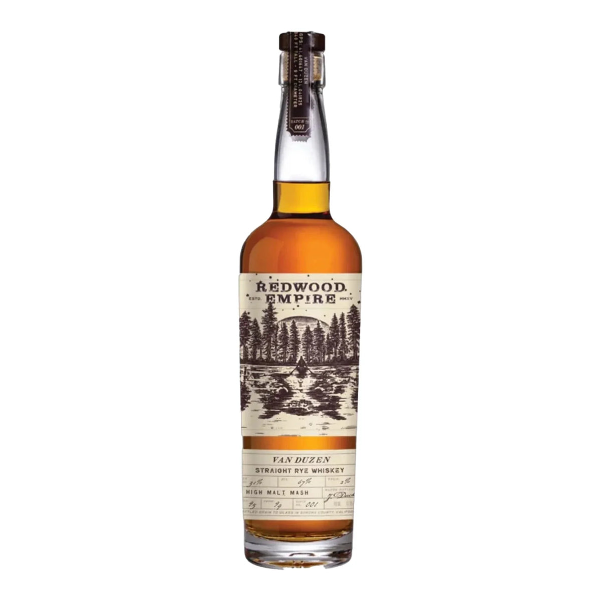 Redwood Empire Vad Duzen Straight Rye Whiskey