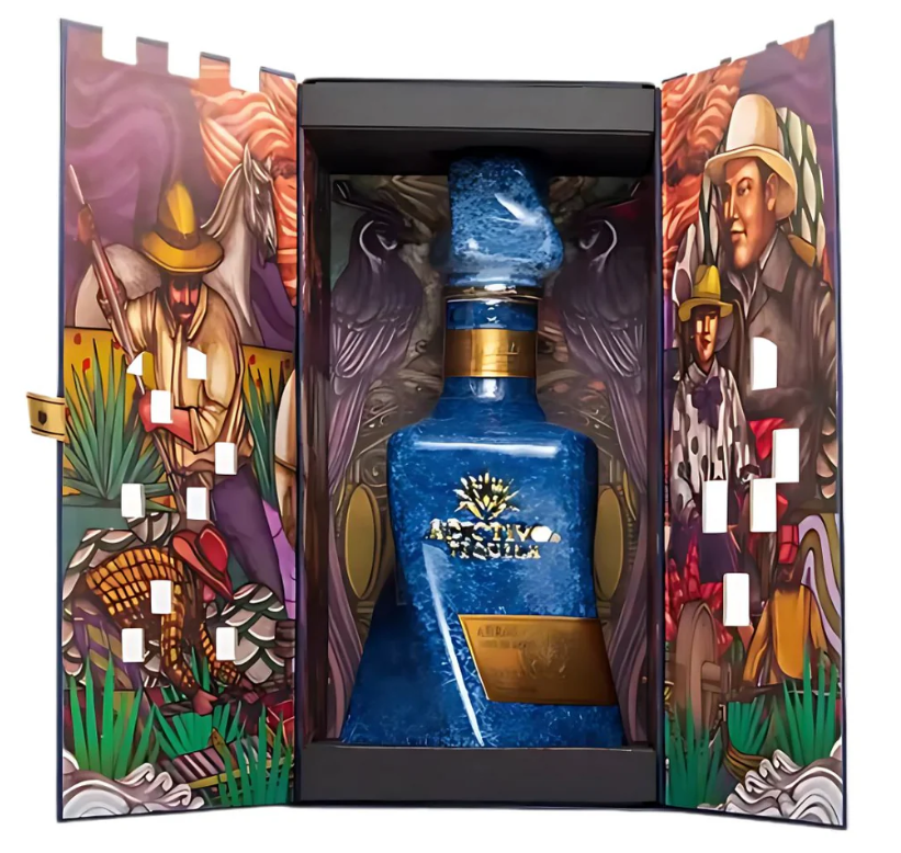 Adictivo Añejo Blue Ceramic Tequila 750ml