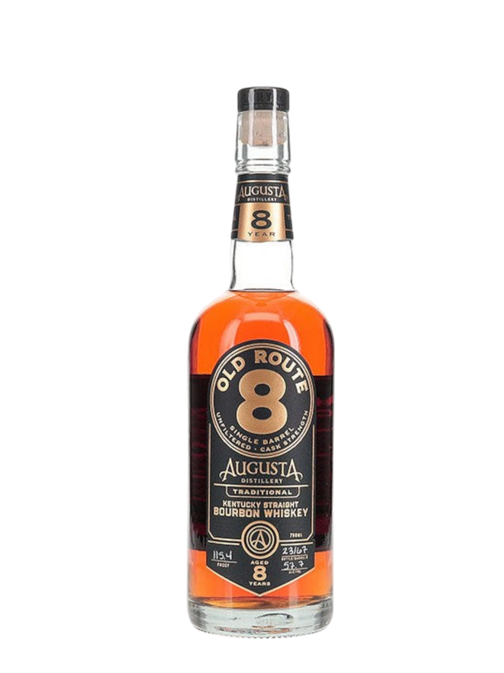 Augusta Old Route 8 Years Old Cask Strength Bourbon 750ml