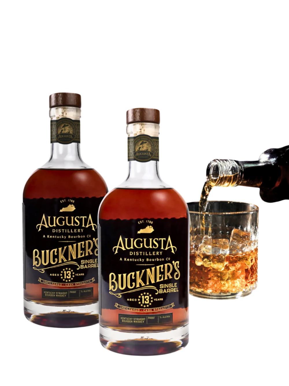 Augusta Distillery 13 Years Single Barrel Bundle (142.44 Proof & 136.24 Proof)