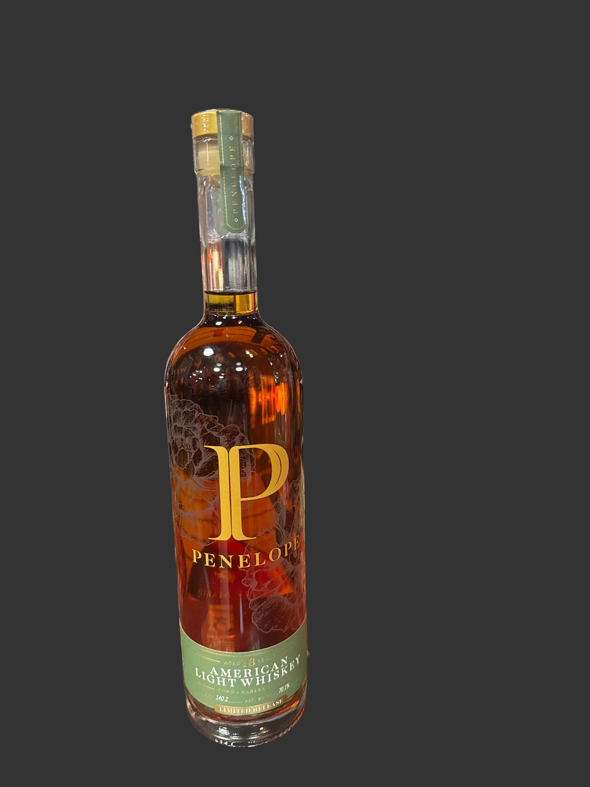 Penelope American Light Whiskey 18 Year  140.2 Proof Hazmat