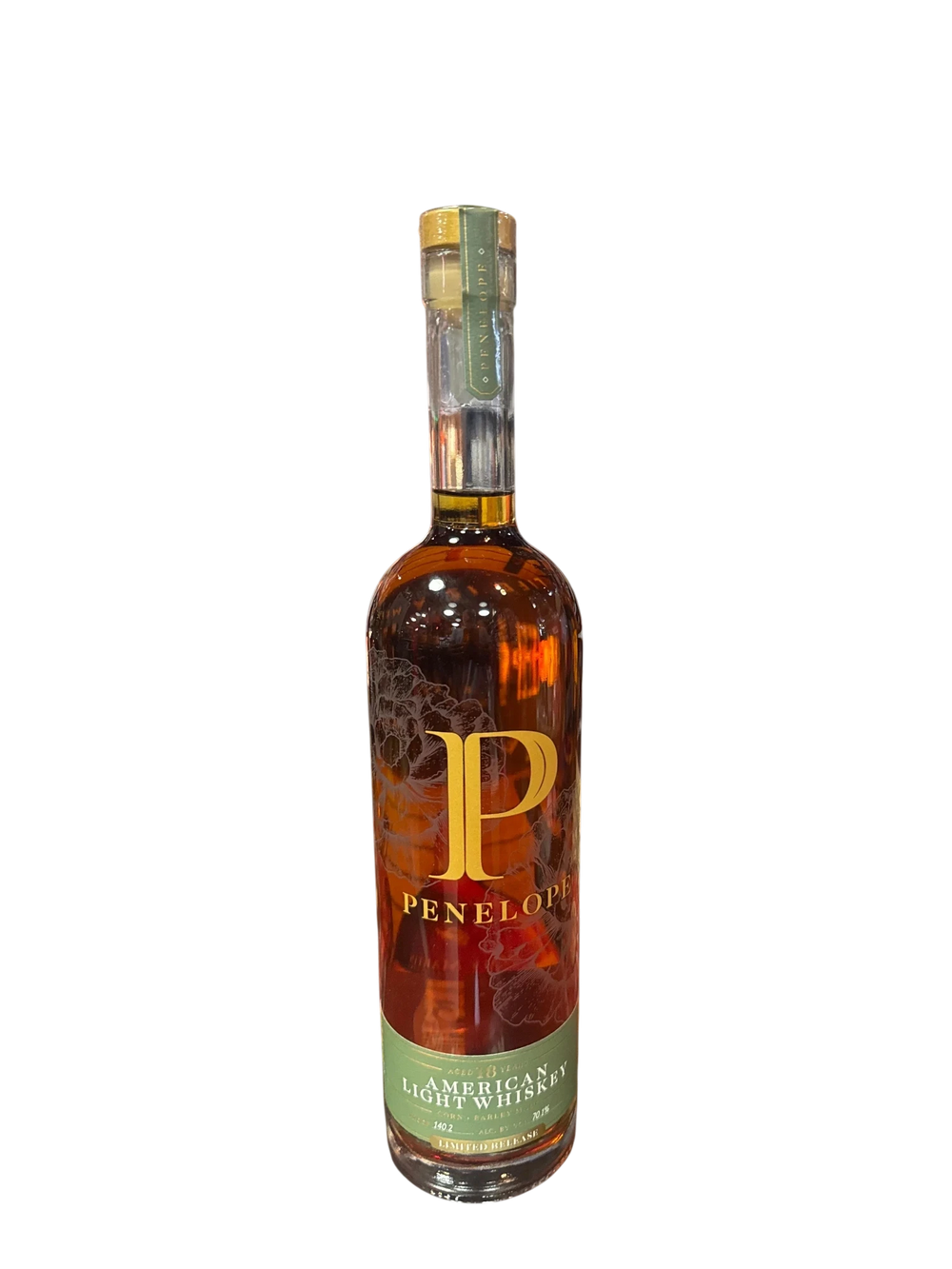 Penelope 18 Year American Light Whiskey 140.2 Proof 750ml