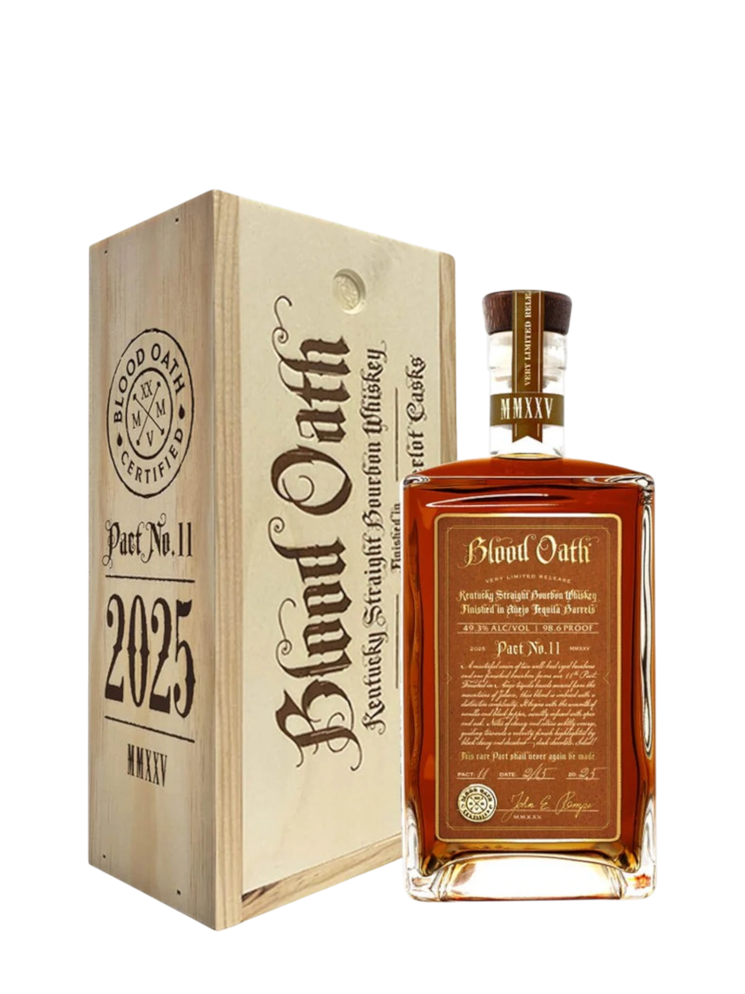 Blood Oath Bourbon Whiskey Pact No.11 ,2025, 750ML