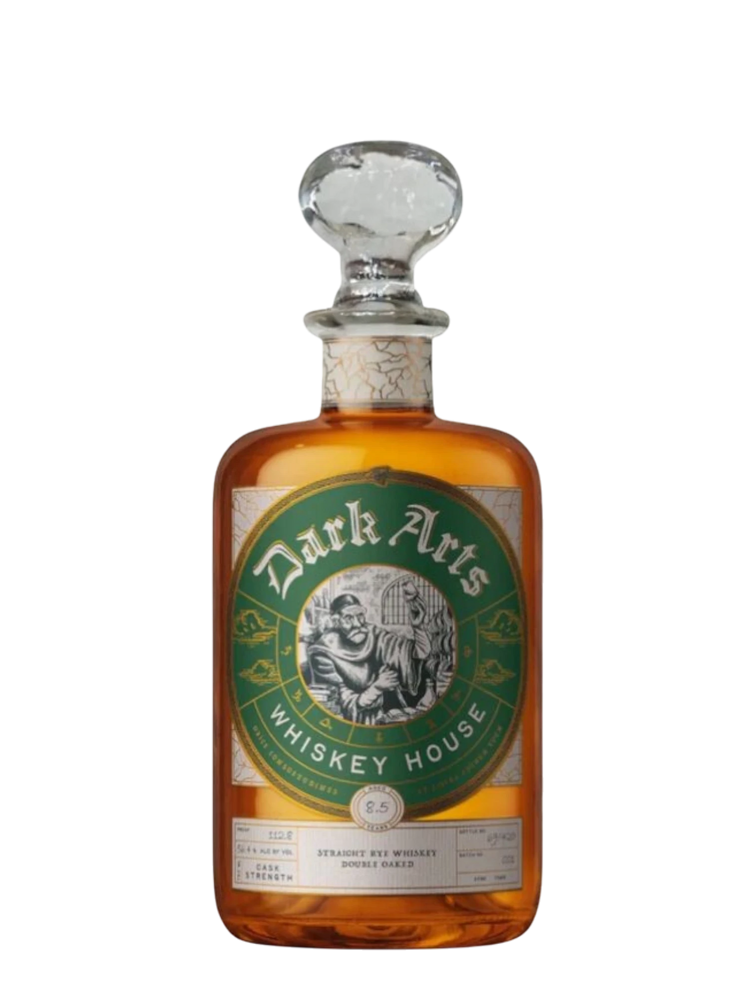 Dark Arts Whiskey House 13-Year Double Oaked Rye  107.3 proof