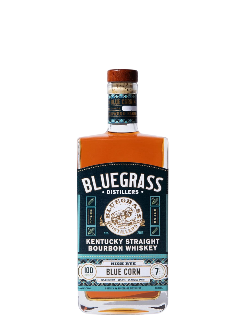 Bluegrass Distillers 6 Year Blue Corn Small Batch Kentucky Straight Bourbon Whiskey 750ml