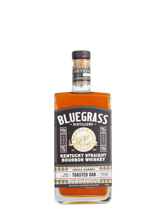 Bluegrass Single Barrel Toasted Oak Kentucky Straight Bourbon Whiskey 750ml