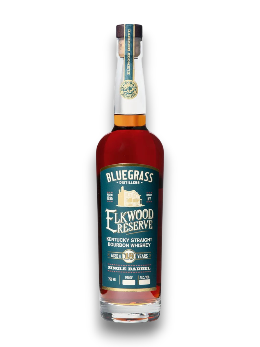 Bluegrass Distillers' Elkwood Reserve 18 Year Old Single Barrel Cask Strength Kentucky Straight Bourbon Whiskey (750ml)